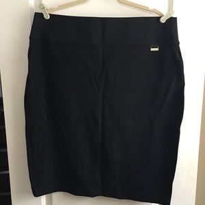 Calvin Klein Pull On Tummy Control Pencil Skirt
